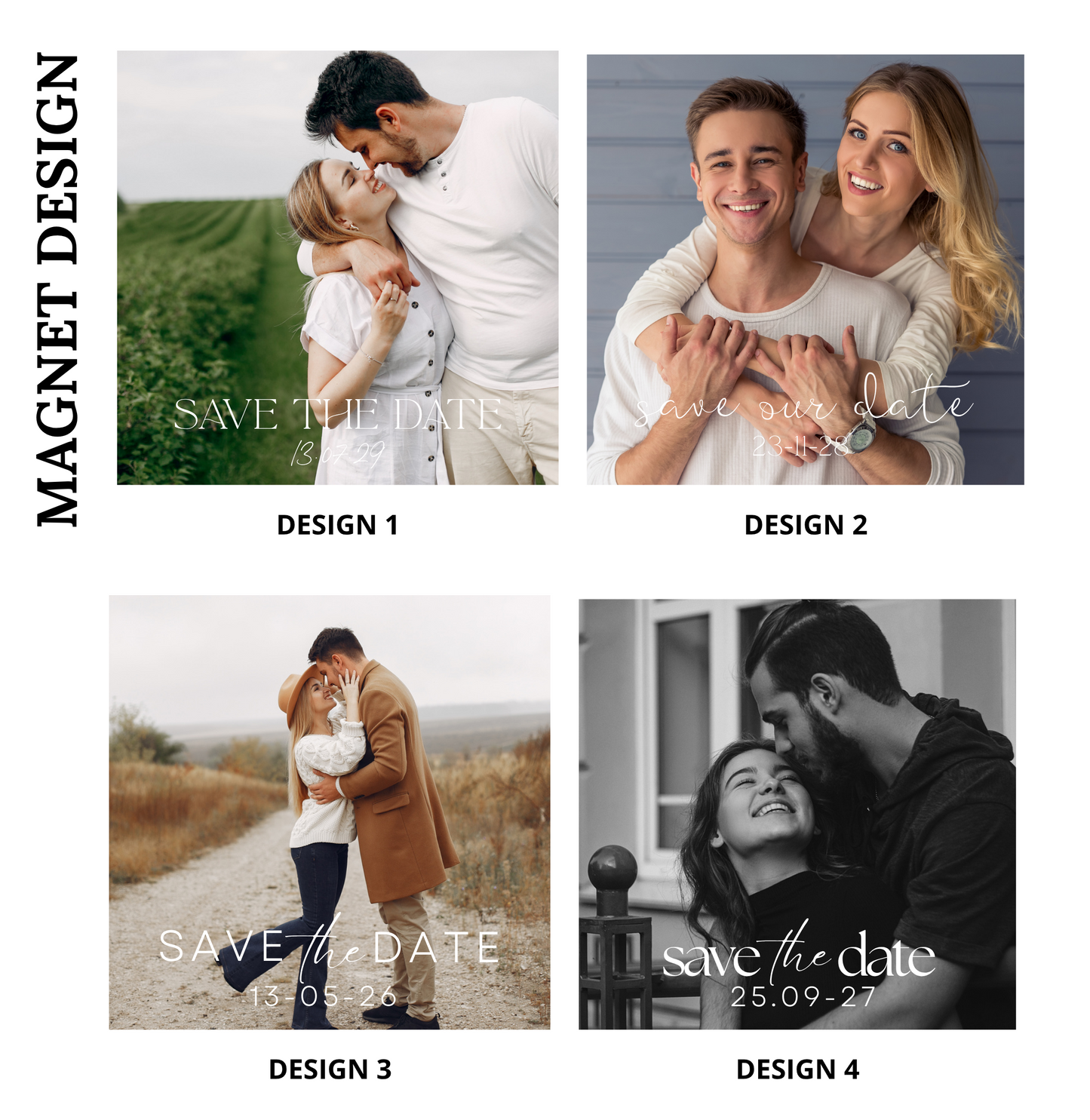 Save the Date Magnet + Card Set