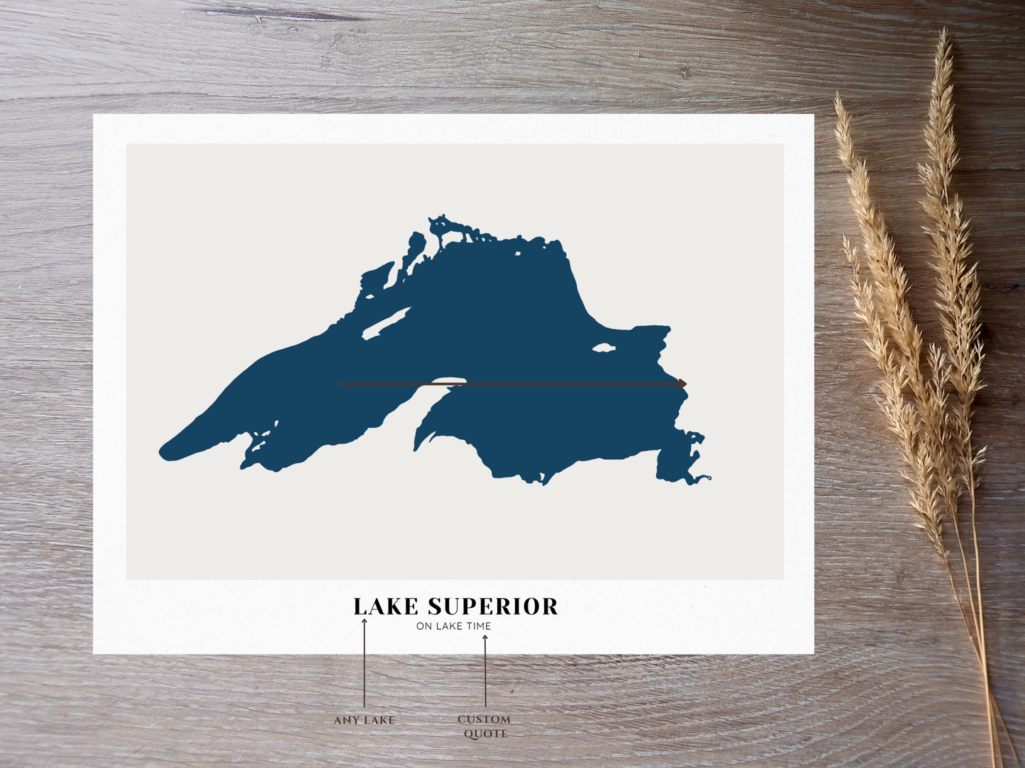 Lake Silhouette Print