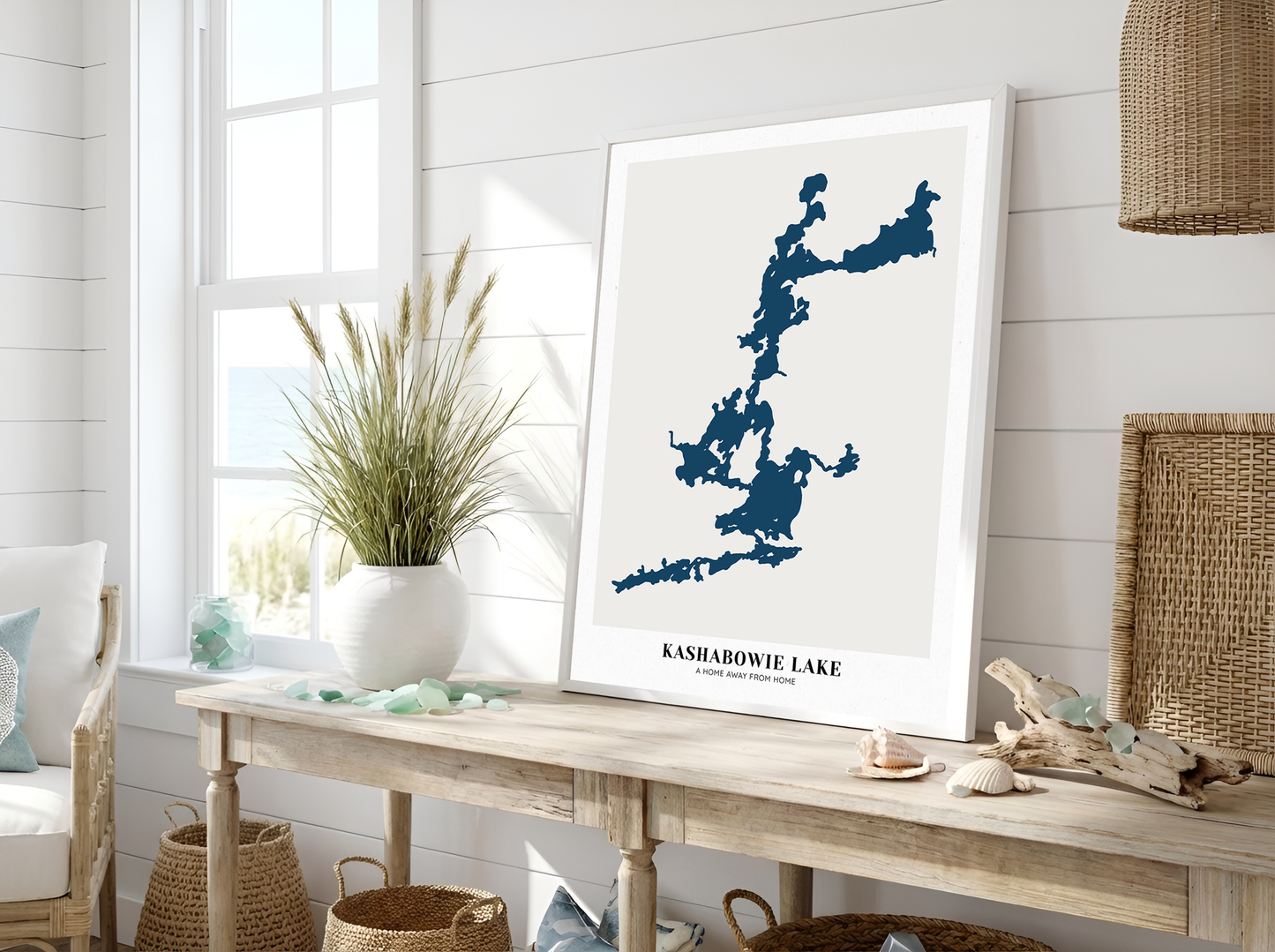 Lake Silhouette Print