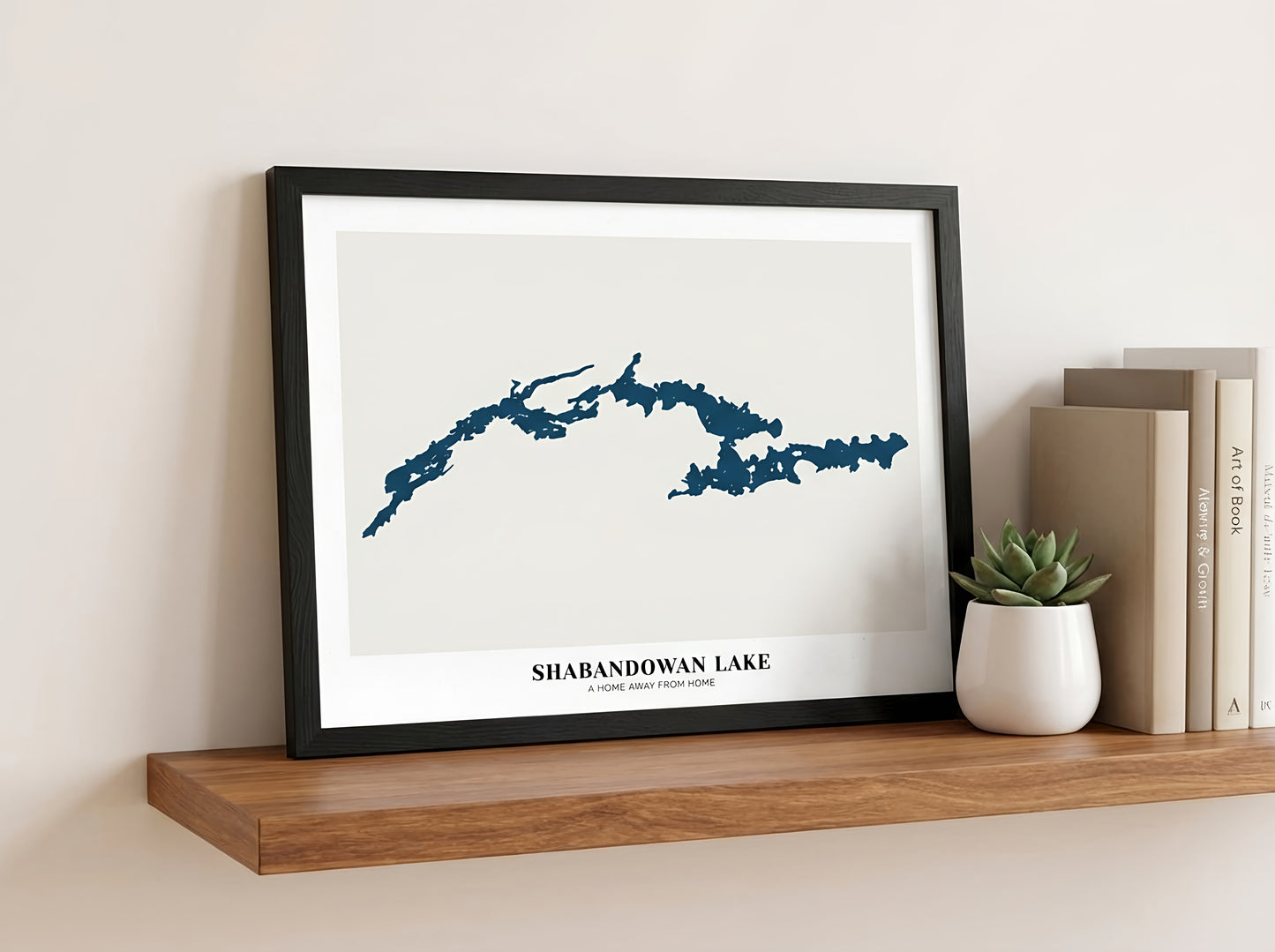 Lake Silhouette Print