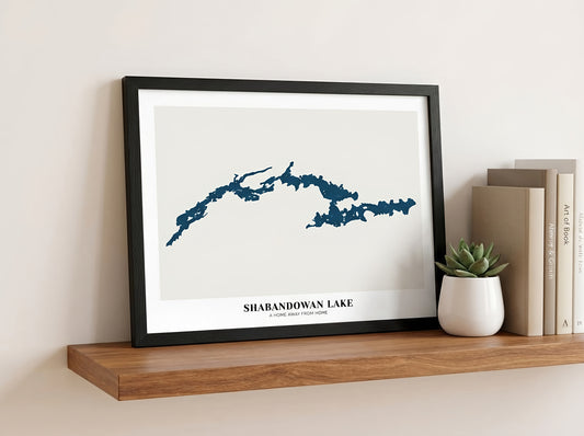 Lake Silhouette Print