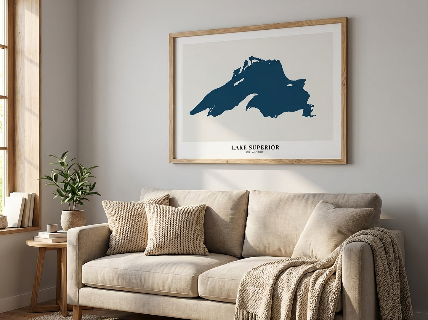 Lake Silhouette Print